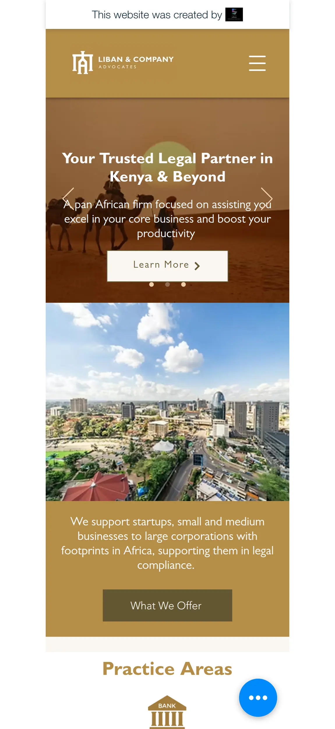 Additional website capture for Liban & Company