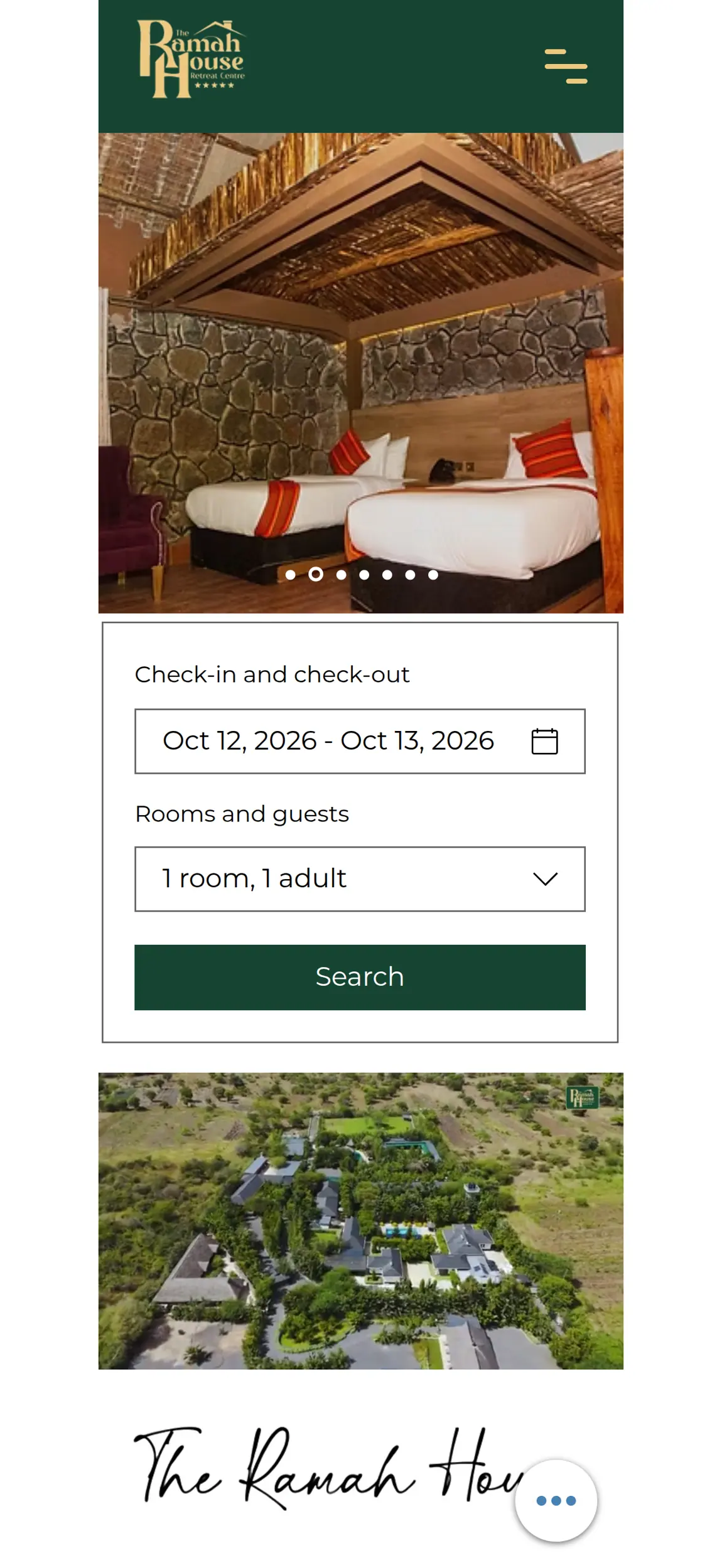 Additional website capture for The Ramah House